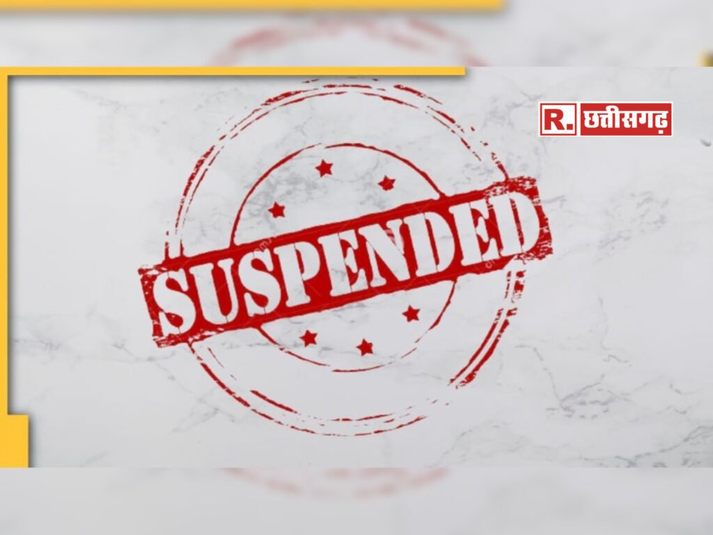 रकबा सुधार एवं ऑनलाइन मैपिंग में लापरवाही, हल्का पटवारी निलंबित