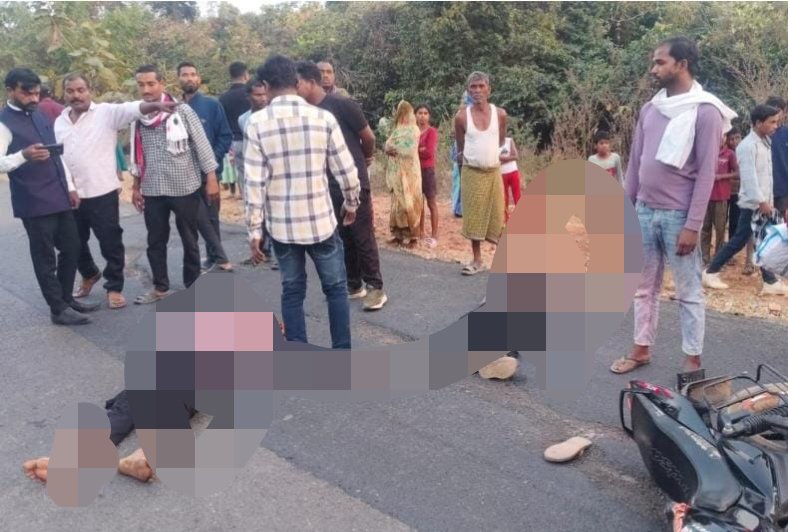 दर्दनाक सड़क हादसा: दो की मौत, एक गंभीर रूप से घायल