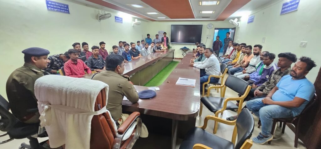 “सजग कोरबा, सतर्क कोरबा” अभियान के तहत डीजे संचालकों एवं होली सामग्री विक्रेताओं की अलग-अलग बैठक आयोजित