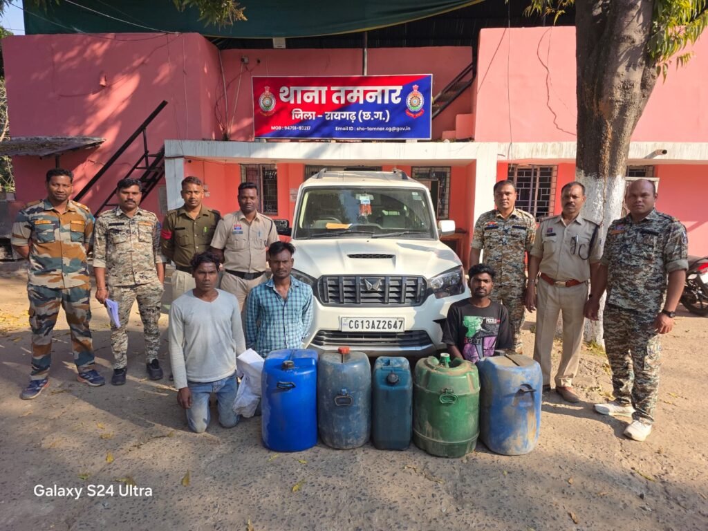हाईवा चालकों से लूट और डीजल चोरी करने वाले तीन आरोपी गिरफ्तार